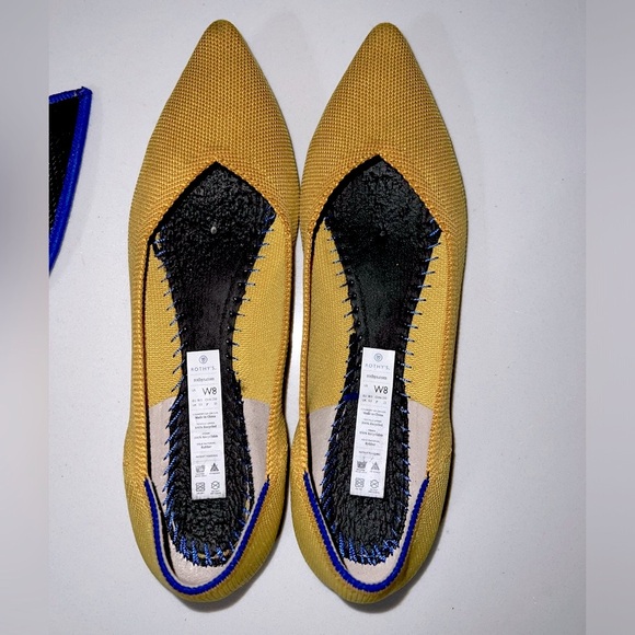 Rothy’s Marigold The Point Flats Retired Color Size 8 - Picture 10 of 14
